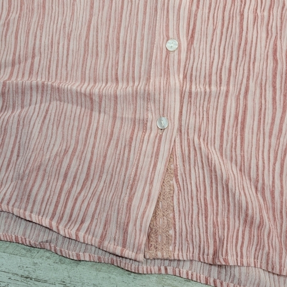 Soft Surroundings Lilou Ruffle Shirt Size Small - Picture 5 of 7